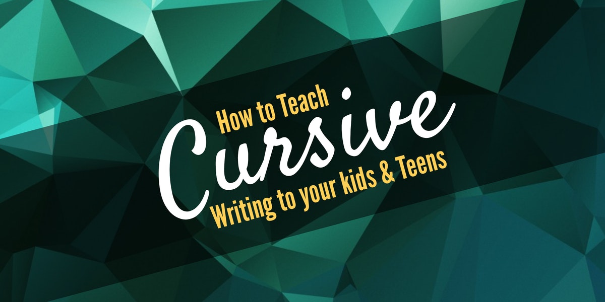 Untitled Design how to teach cursive writing