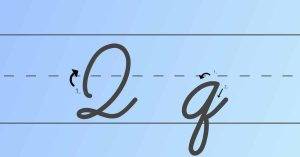 Cursive Q: Full Tutorial and Worksheet