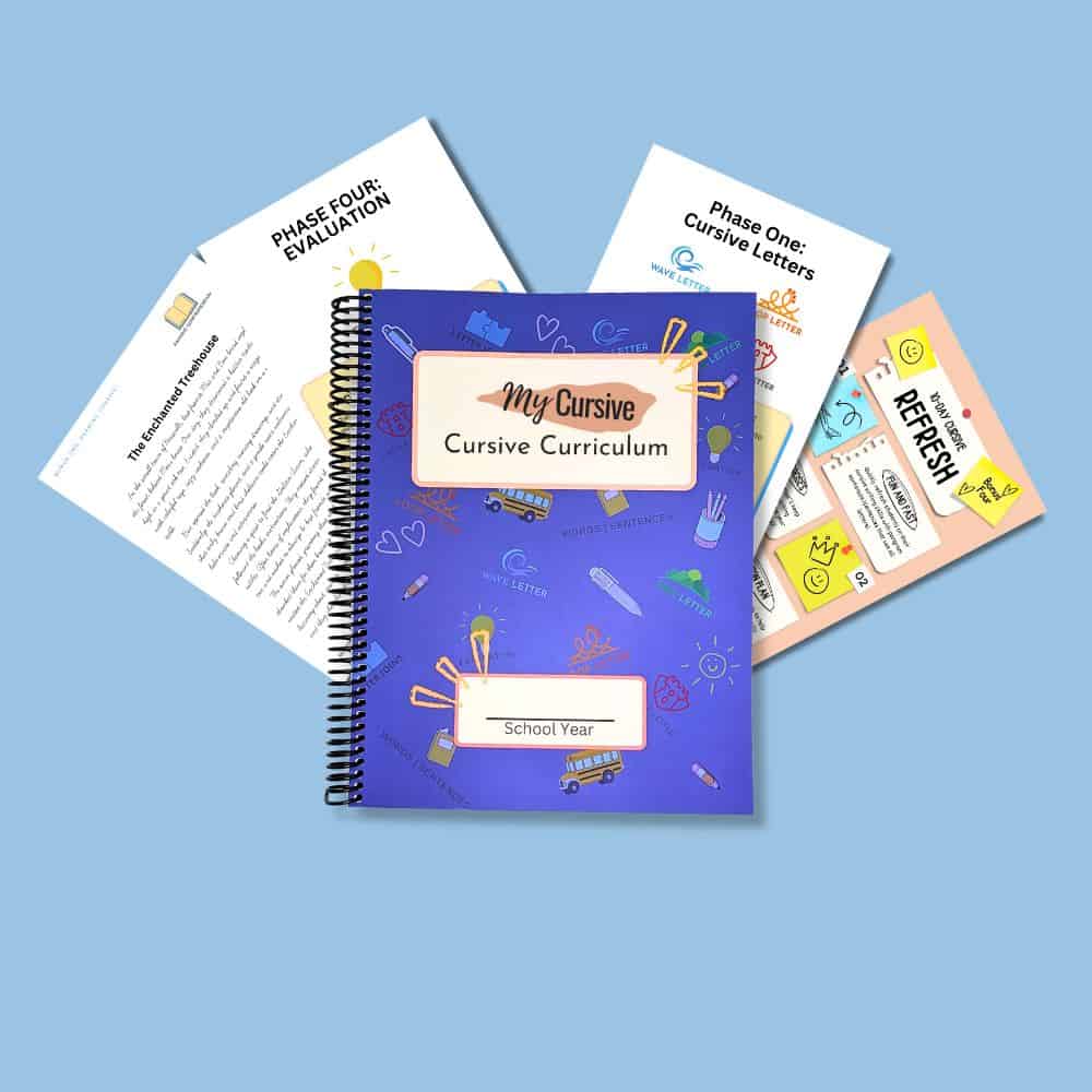 Feature image for our cursive curriculum