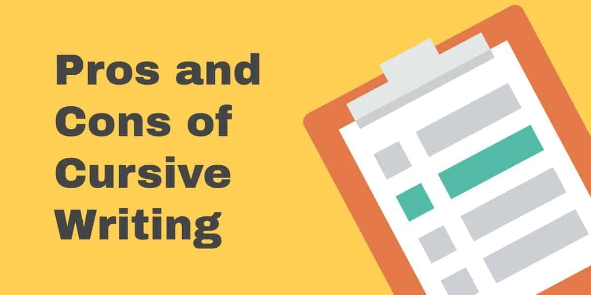 pros and cons of cursive writing