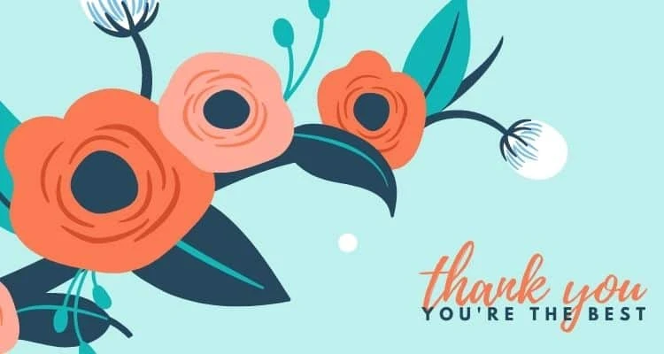 thank you in cursive