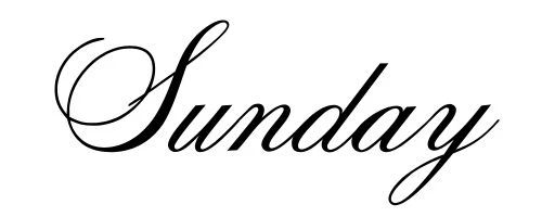 Sunday in Citadel script font