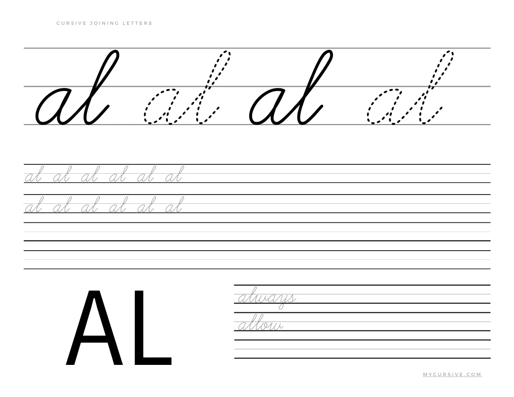 al in cursive